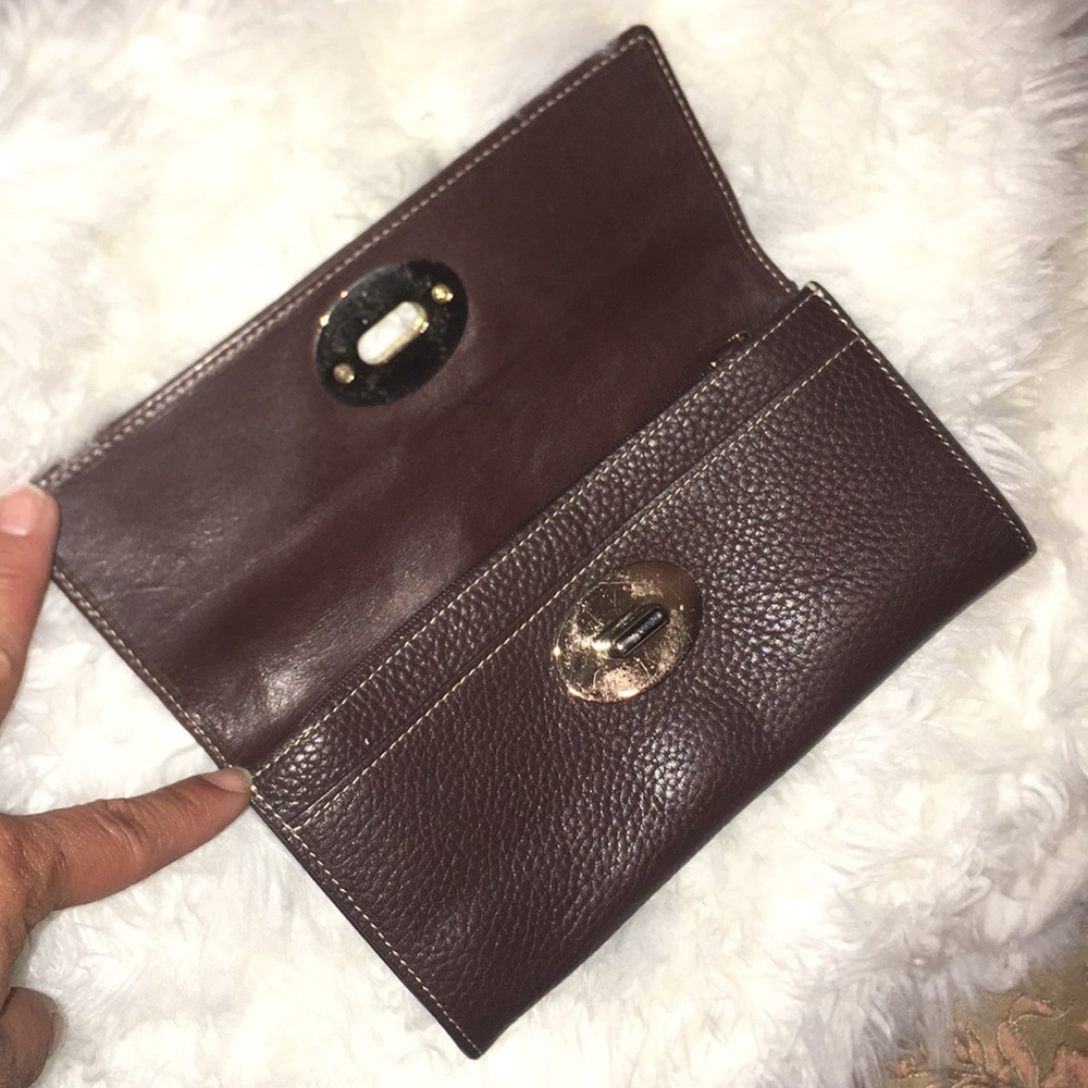 Kate spade brown leather wallet